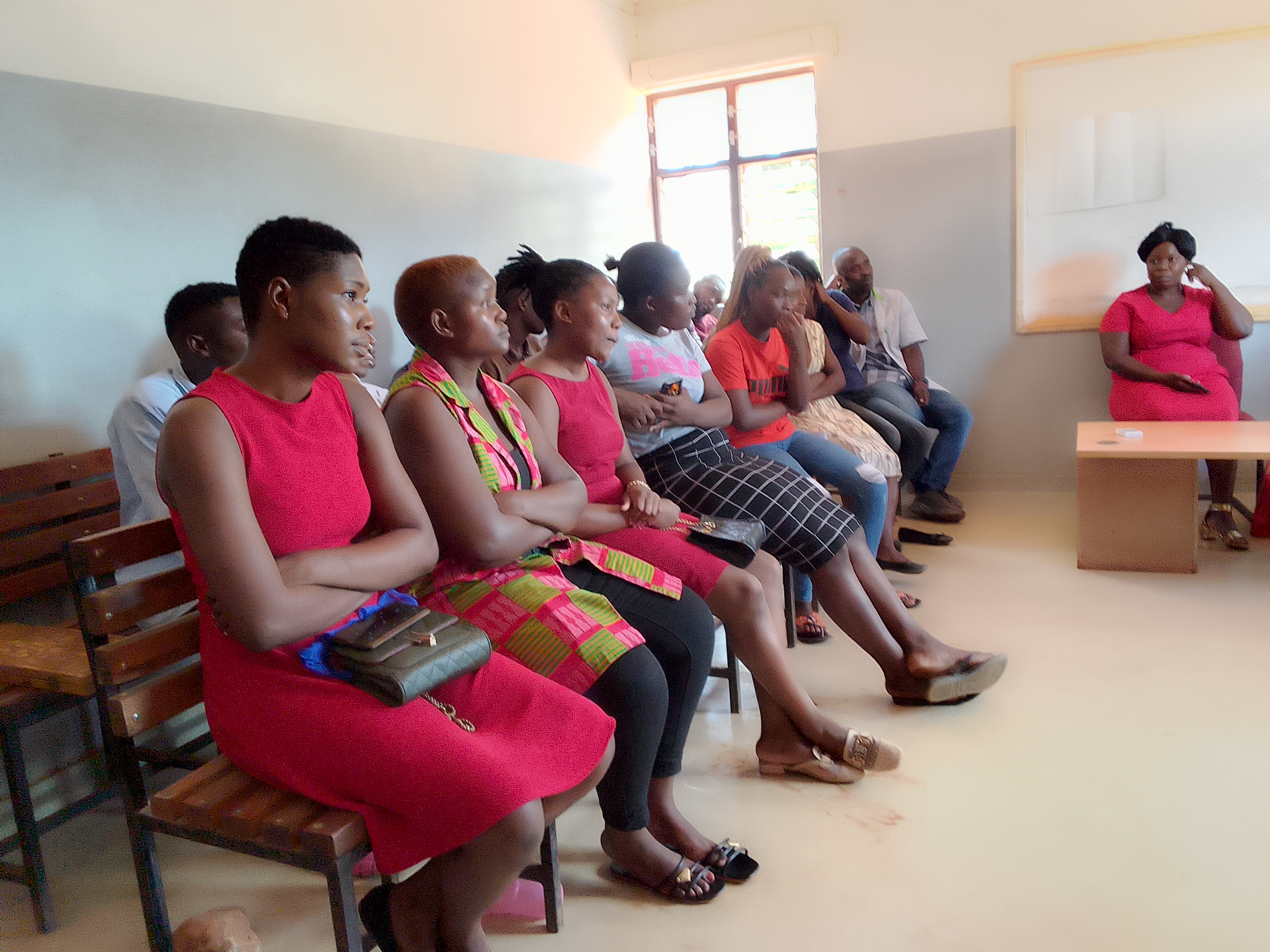 WOGRI community members taking part in a group session